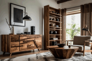 Como escolher moveis clássicos de madeira para decorar a sala?